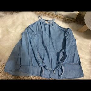 Charlotte Russe top blue Size M